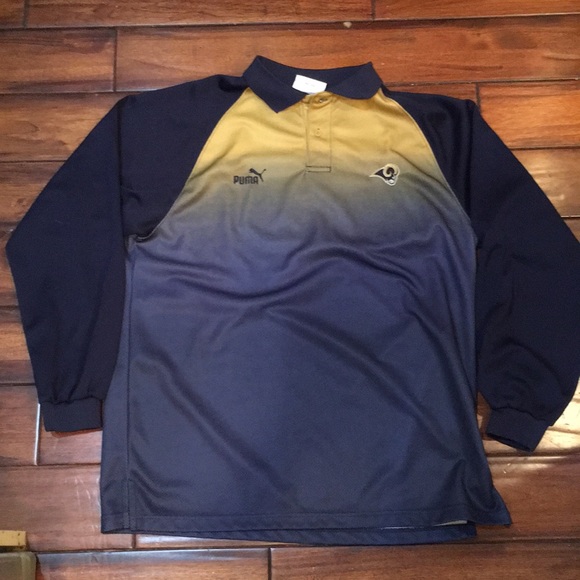 Puma Other - vintage puma rams long sleeve polo shirt